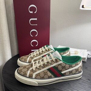 Gucci Tennis 1977 Sneaker GG Canvas Beige Ebony 11